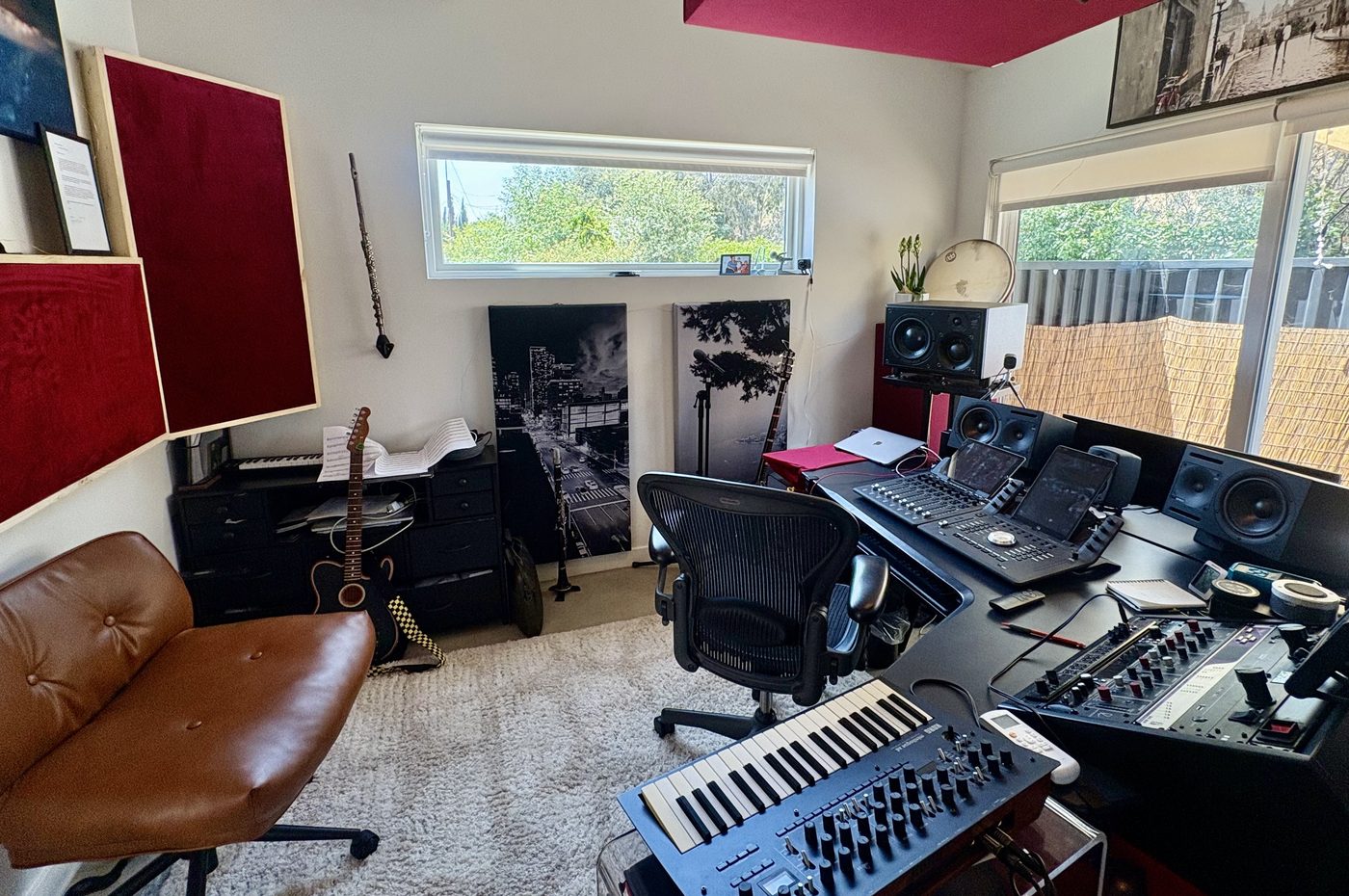 hidden track studio interior